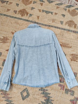 Camisa vaquera Mango azul