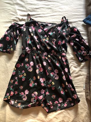 Mono corto estampado floral