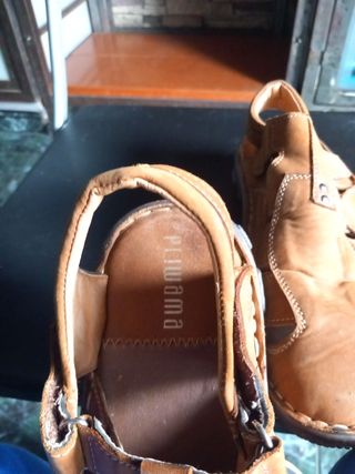 Sandalias de caballero marrones