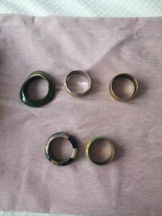 Conjunto 5 pulseras rígidas