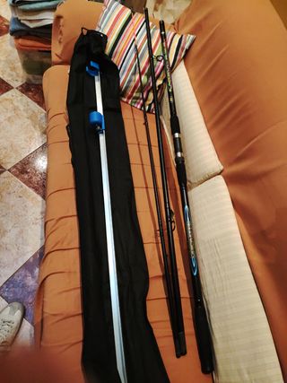 Caña de pescar + pincho + funda