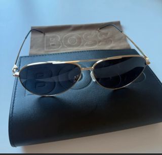 Gafas de sol Hugo Boss aviador doradas