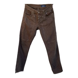 Jeans Jeckerson Uomo Taglia L 33 Marrone Vintage