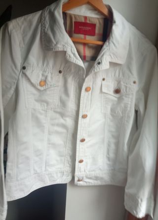 Cazadora Burberry Mujer Blanca