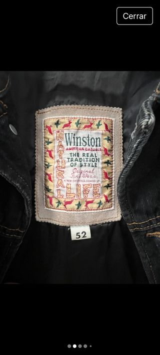 Chaqueta Winston Negra Talla XL