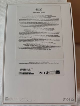 iPad mini 5 64GB Wi-Fi Argento