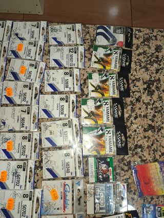 Anzuelos de pesca competición 50 paquetes