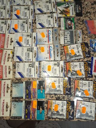 Anzuelos de pesca competición 50 paquetes