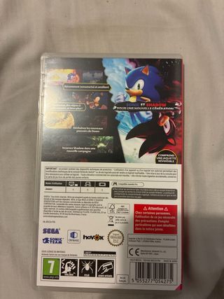 Sonic x Shadows Generations Nintendo Switch