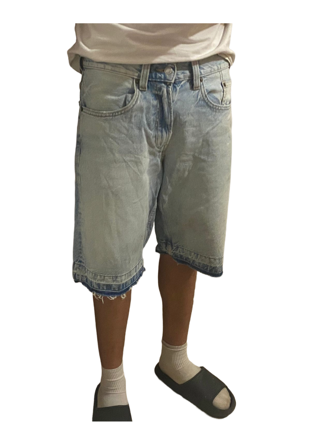 Zara Jorts Vaqueros Acampanados Azules