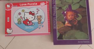 2 Puzzles Infantiles: Hello Kitty y Anne Geddes