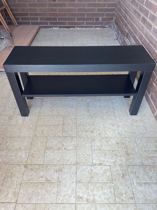 Mesita auxiliar Ikea negra