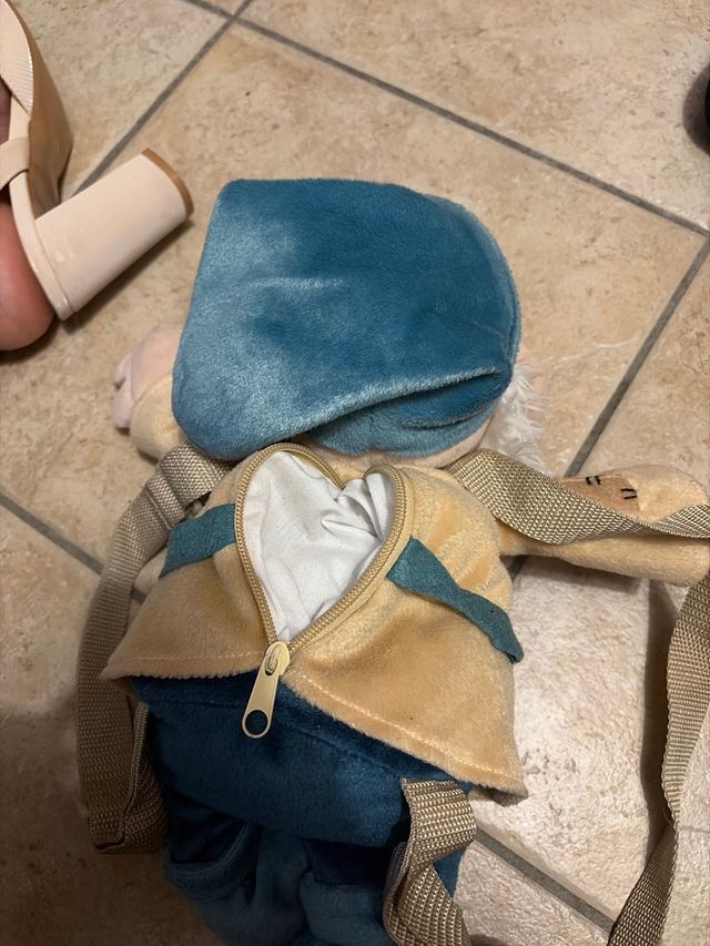 Zaino Pupazzo nano peluche