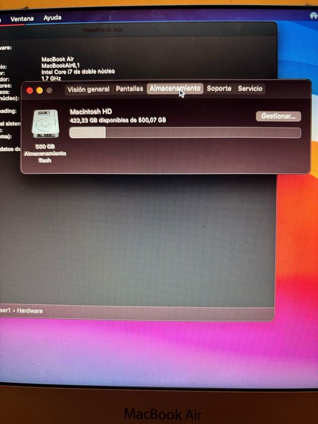 MacBook Air 13” i7 / 8GB RAM / 500GB SSD