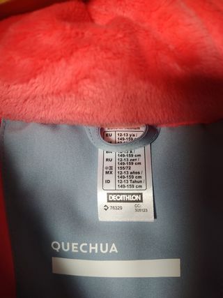 Anorak niña/chica Quechua
