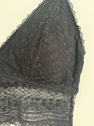 Sujetador encaje H&M negro