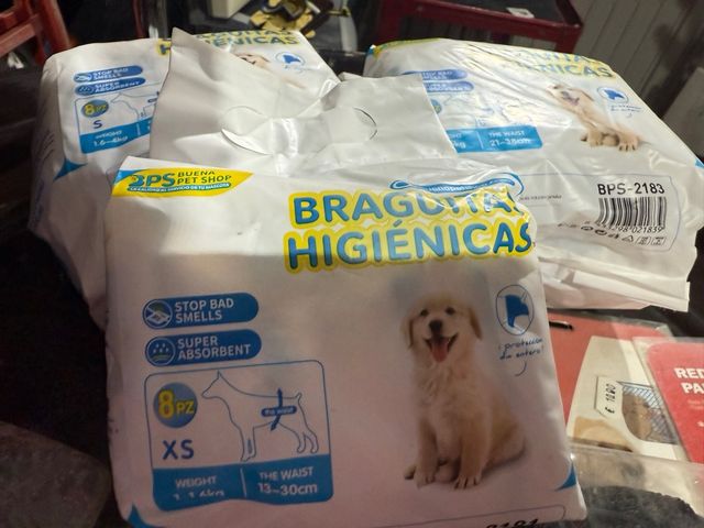 Braguitas higiénicas para perros Talla XS