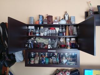 Vitrina y balda