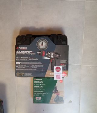 Pack Parkside Taladro Percutor 12V + 2 Baterías 4a