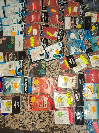 100 Paquetes de Boyas de Pesca Nuevas