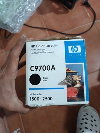 Tóner HP C9700A Negro