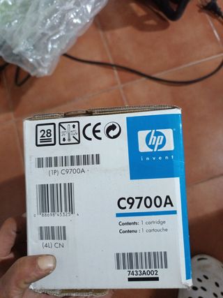 Tóner HP C9700A Negro