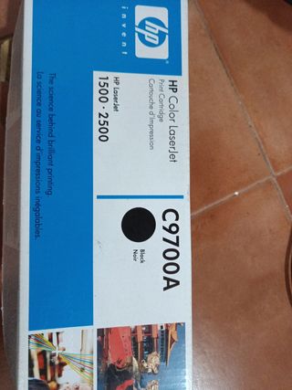 Tóner HP C9700A Negro