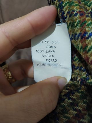 Americana Tweed Arthur Bell Lana Talla L
