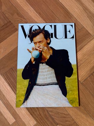 Lámina Vogue Diciembre Harry Styles