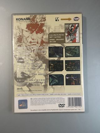 Metal Gear Solid 2 PS2
