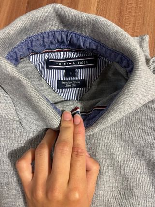 Polo Tommy Hilfiger Gris