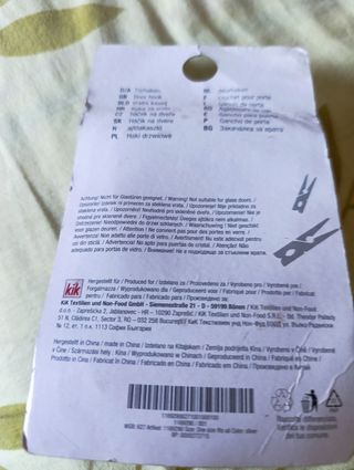 2 Ganchos para puerta plateados
