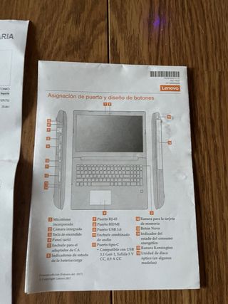 Portátil Lenovo Ideapad 320 con programas