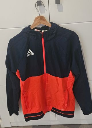 Chaqueta Adidas Azul y Naranja