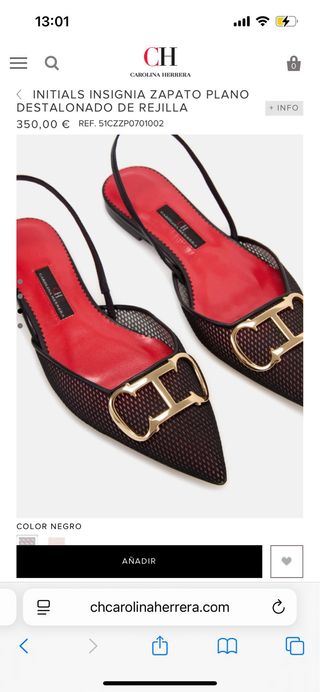 Zapatos Puntiagudos Carolina Herrera Talla 37 muje