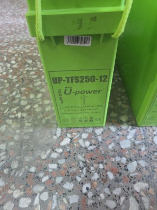 Baterías Gel AGM 250Ah 12V