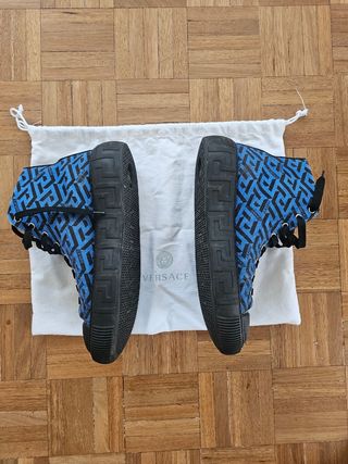 Zapatillas Versace Negras y Azules
