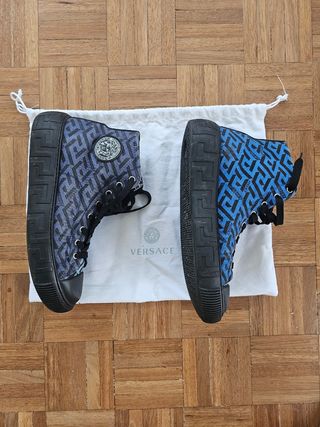 Zapatillas Versace Negras y Azules