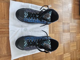 Zapatillas Versace Negras y Azules