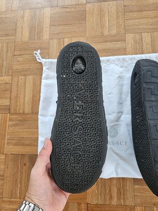 Zapatillas Versace Negras y Azules