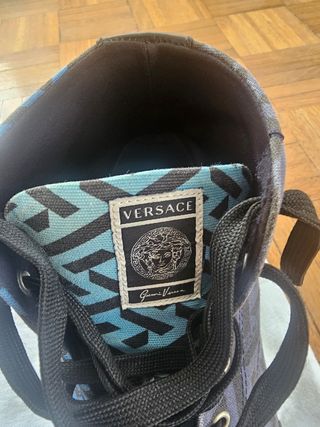 Zapatillas Versace Negras y Azules