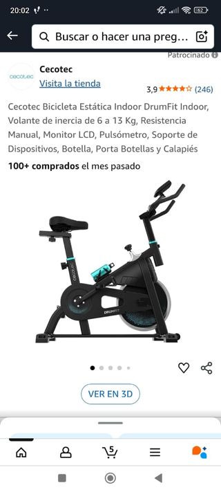 Bicicleta Estática Indoor DrumFit