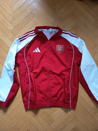 Chaqueta Adidas Arsenal Talla M Roja y Blanca