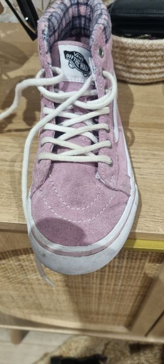 Zapatillas Vans rosas talla 34