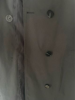 Gabardina gris talla L