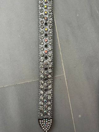 Cinturón Brillante con Diamantes de Imitación