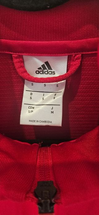 Chaqueta deportiva Adidas roja