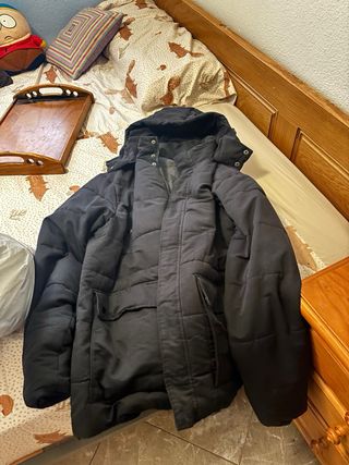 Abrigo unisex negro