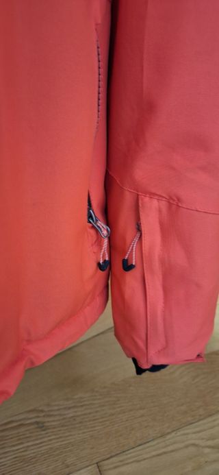 Parka de esquí naranja para mujer