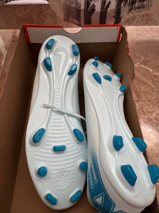 Zapatillas Nike Mercurial Futbol Azul/Blanco